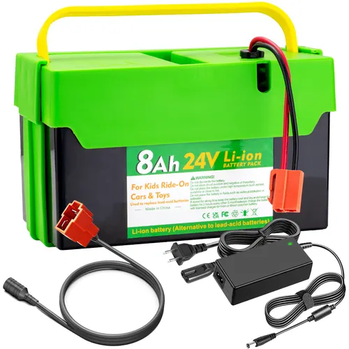 24V 12Ah Li-ion Battery for Kids' Ride-On Cars