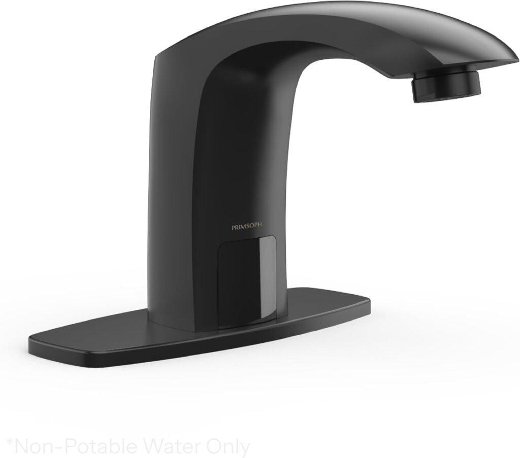 Commercial Touchless Faucet (Matte Black)