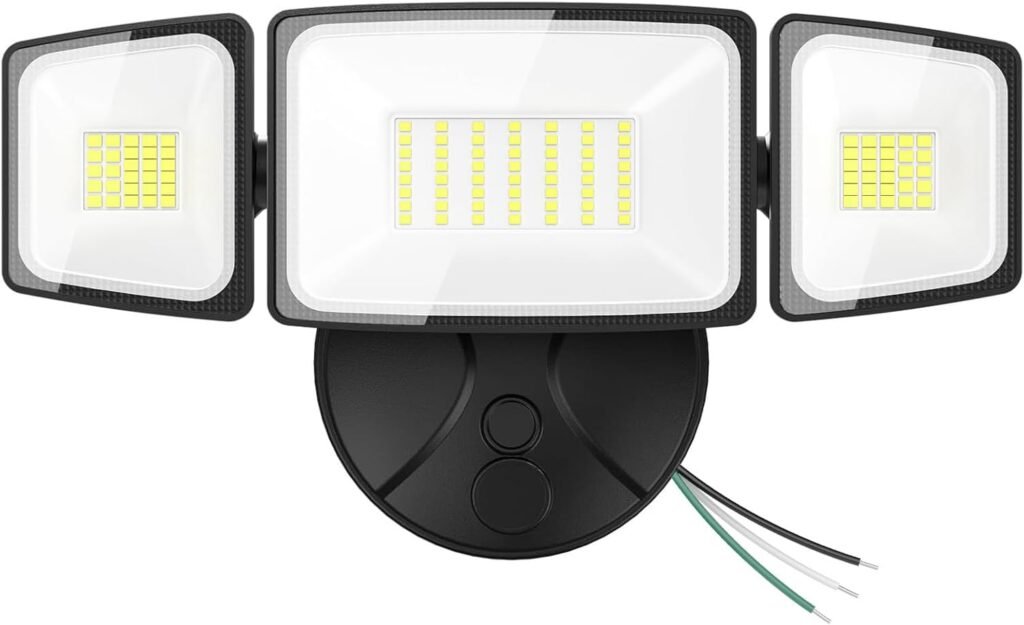 75W LED Flood Light, 3 Adjustable Heads