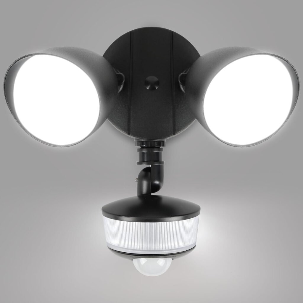 Motion Sensor LED Flood Light (Black)