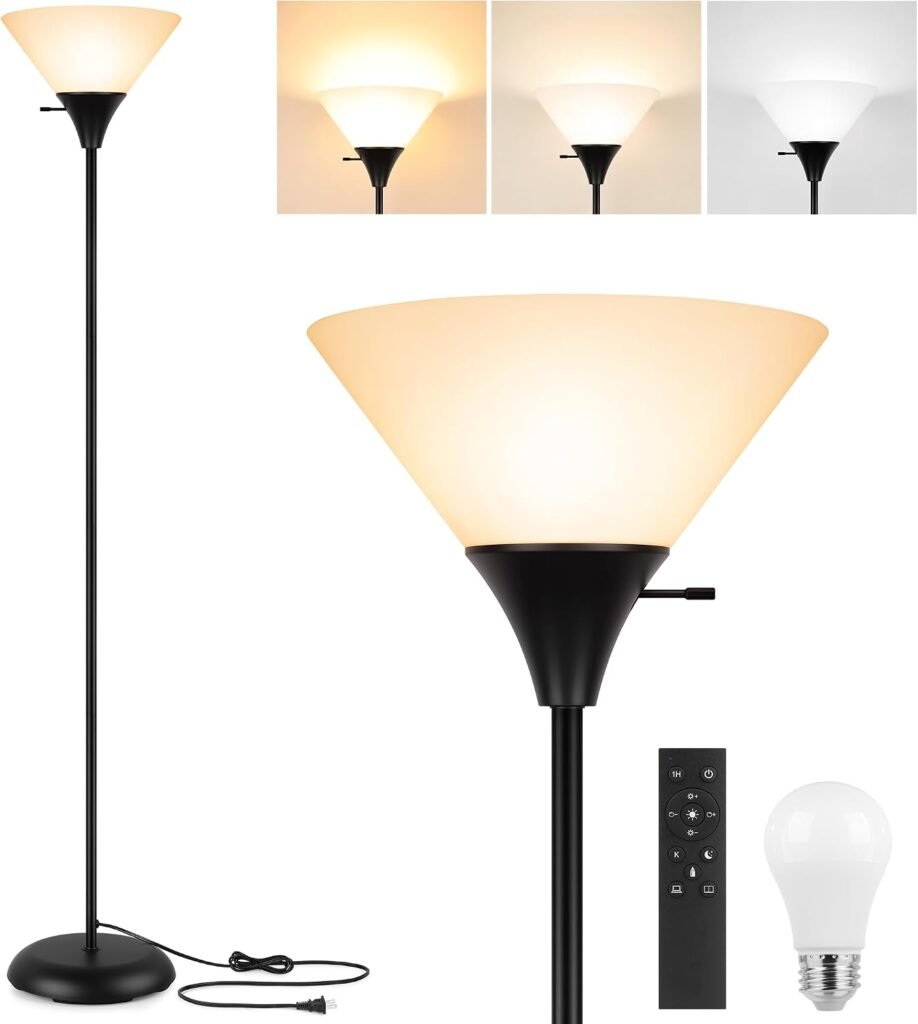 Dimmable LED Torchiere Floor Lamp