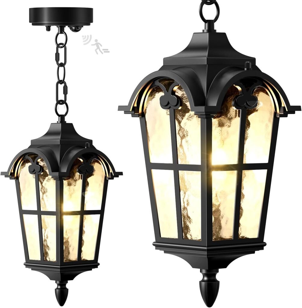 Motion Sensor Outdoor Pendant Light