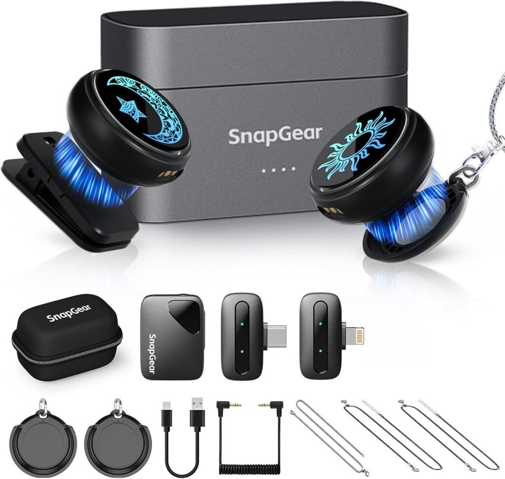 Magnetic Wireless Lavalier Microphone