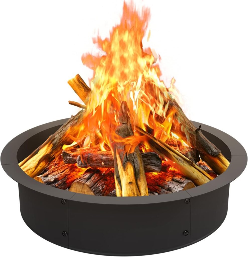 Outdoor Fire Pit Ring (33")