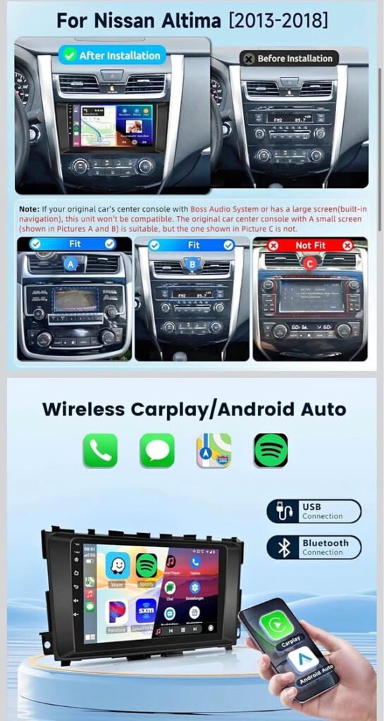 9" Touchscreen CarPlay Android Car Stereo
