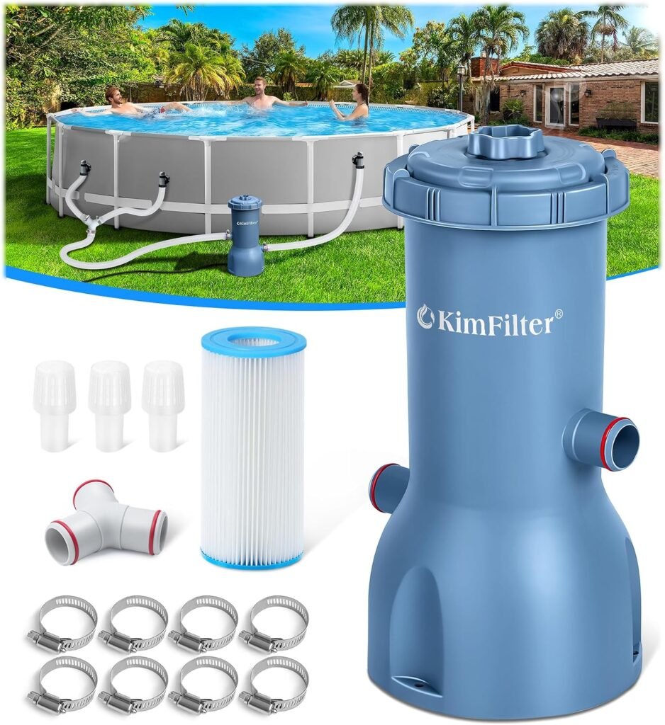 1000 GPH Above Ground Pool Filter Pump
