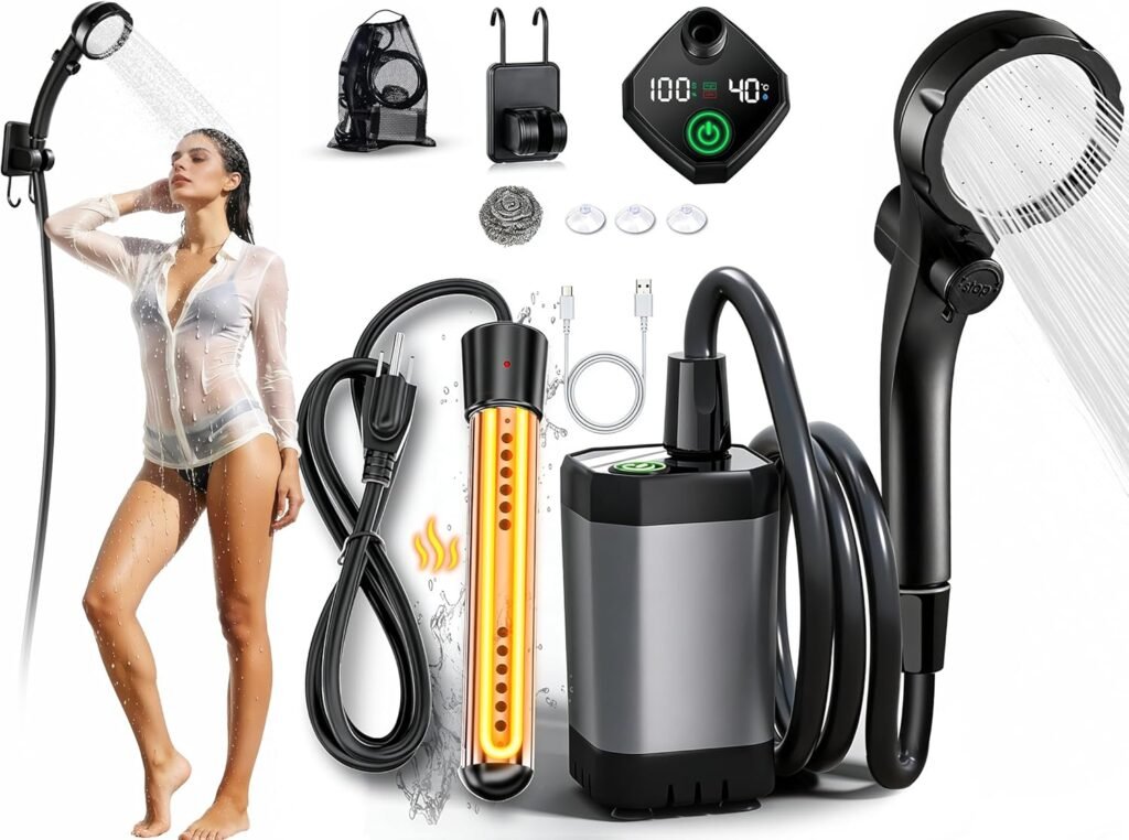 Portable Outdoor Camping Shower with Heater