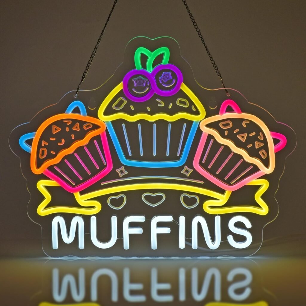 Muffins Neon-Style LED Sign
